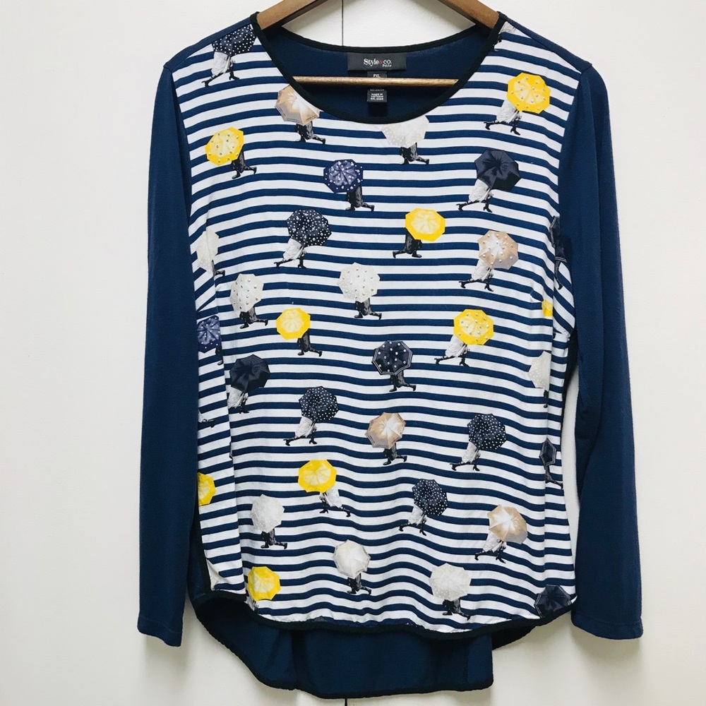 Style & Co Petite Women’s top size XL long sleeves
